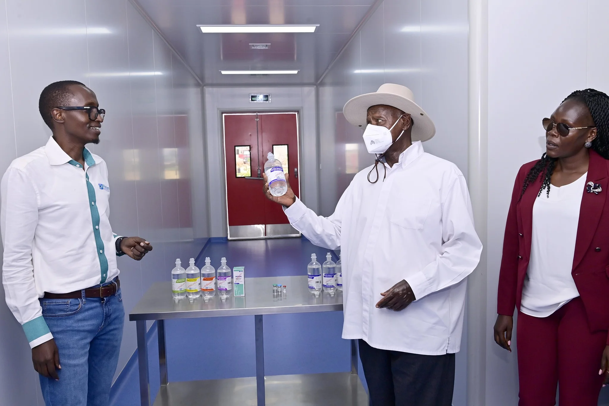 Piston Medical Image with President Museveni.1